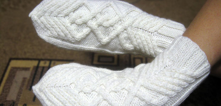 Knit rukavice s iglom za pletenje - samo početnik