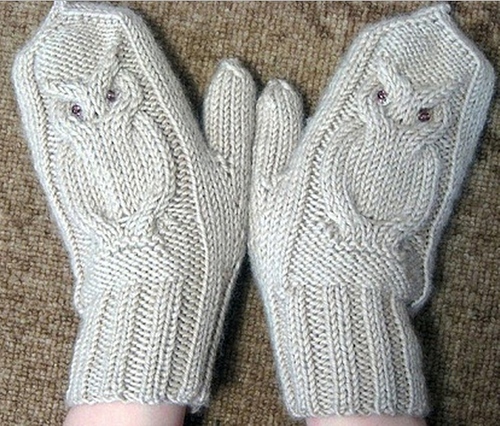 Knit rukavice s iglom za pletenje - samo početnik