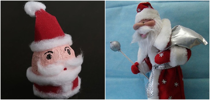 Djed Frost vlastitim rukama za Novu godinu 2017. - korak po korak majstorske nastave iz improviziranih materijala, plastičnih bočica, naočala, fotografija i videa