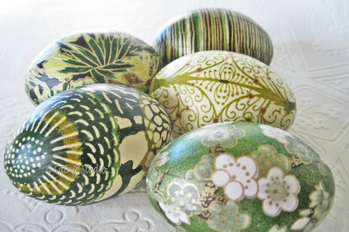 Uskršnja decoupage of eggs Uskršnja decoupage of eggs