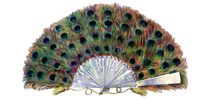 Fabulous paun od papira u boji