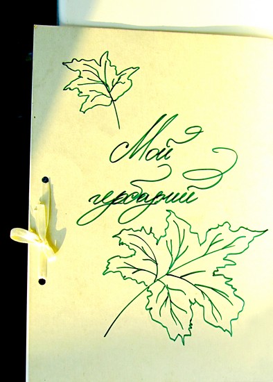 Učenje kako bi napravio herbarium i album za njega vlastitim rukama