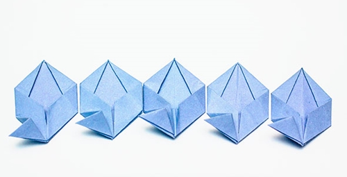 Kako napraviti origami cvijet vlastitim rukama