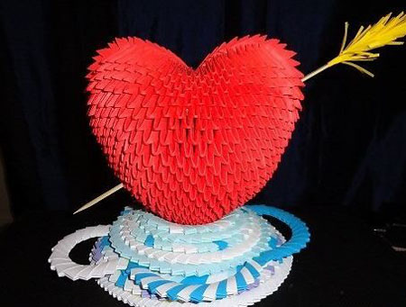 Kako napraviti origami iz srca papira, video