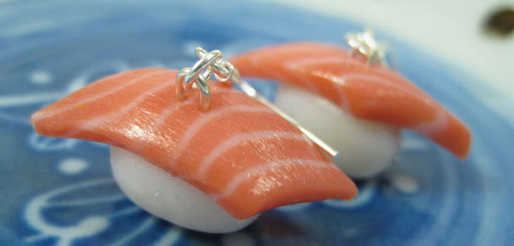 Kako izraditi naušnice - sushi od polimerne gline