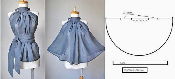 Blouse sa svojim rukama: obrasci i preporuke za šivanje
