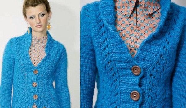 Sweatshirts, haljine i jakne pletene iglama: fotografije i dijagrami