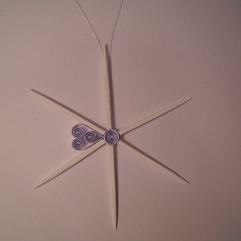 Quilling snježna pahuljica