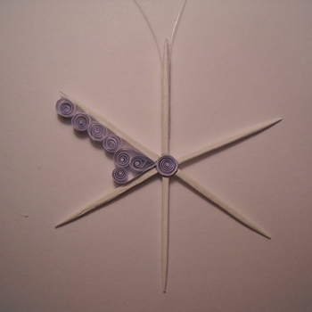 Quilling snježna pahuljica