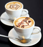 Latte umjetnost - kava slika Latte umjetnost - kava slika