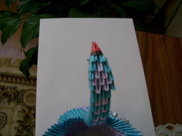Kako napraviti labud origami iz modula - instrukcija korak po korak s fotografijama i videozapisima