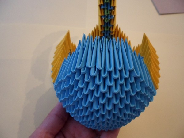 Kako napraviti labud origami iz modula - instrukcija korak po korak s fotografijama i videozapisima