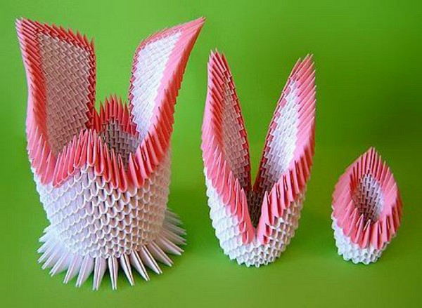 Kako napraviti labud origami iz modula - instrukcija korak po korak s fotografijama i videozapisima