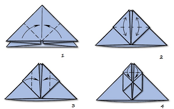 snjegović origami za početnike