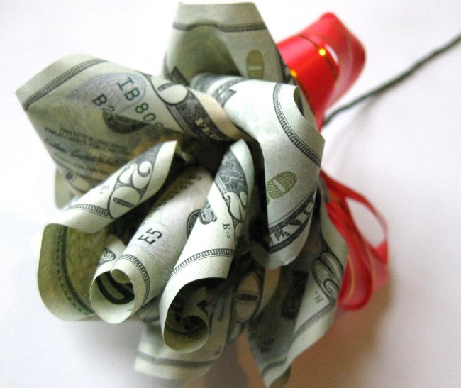 Origami novca: Rose