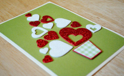 Božićna kartica sa stilom za scrapbooking za novu godinu 2015. s vlastitim rukama