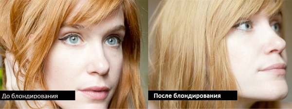 Blonding hair: photo prije i poslije bojanja kod kuće