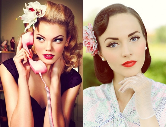 Kako napraviti make-up u stilu pin-up: fotografija