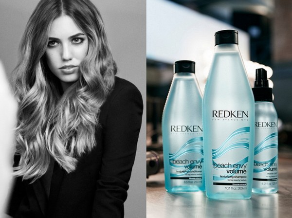 Maksimalni volumen: novi proizvodi za njegu kose Redken Beach Envy & High Rise