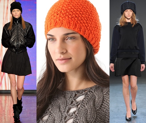 Modni pleteni šeširi zima 2014: fotografije najsvjetlijih ženskih šešira