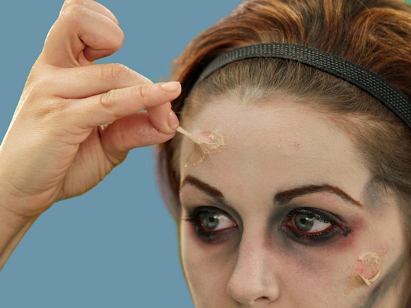 Scary šminka za Halloween s vlastitim rukama za djevojčice i djevojke