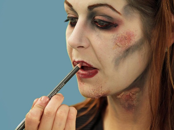 Scary šminka za Halloween s vlastitim rukama za djevojčice i djevojke