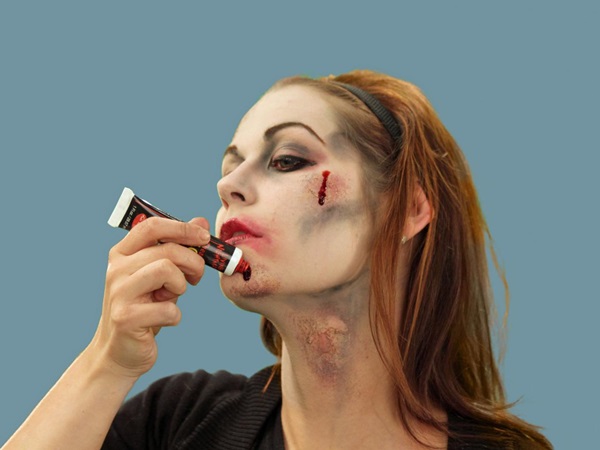 Scary šminka za Halloween s vlastitim rukama za djevojčice i djevojke