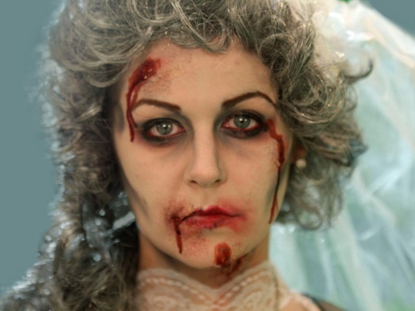 Scary šminka za Halloween s vlastitim rukama za djevojčice i djevojke
