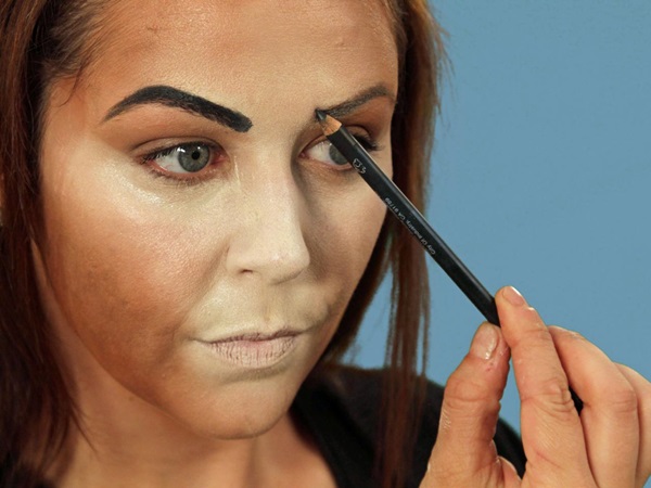Scary šminka za Halloween s vlastitim rukama za djevojčice i djevojke
