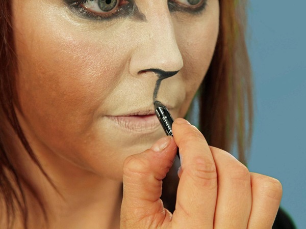 Scary šminka za Halloween s vlastitim rukama za djevojčice i djevojke
