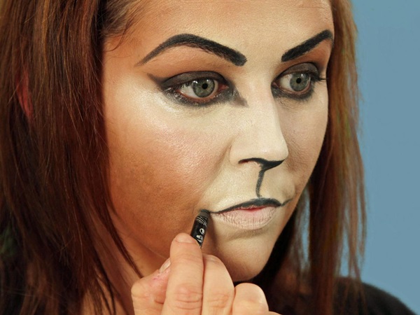 Scary šminka za Halloween s vlastitim rukama za djevojčice i djevojke
