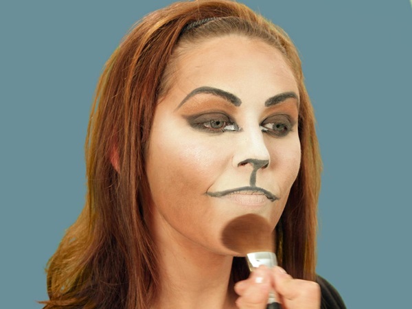 Scary šminka za Halloween s vlastitim rukama za djevojčice i djevojke