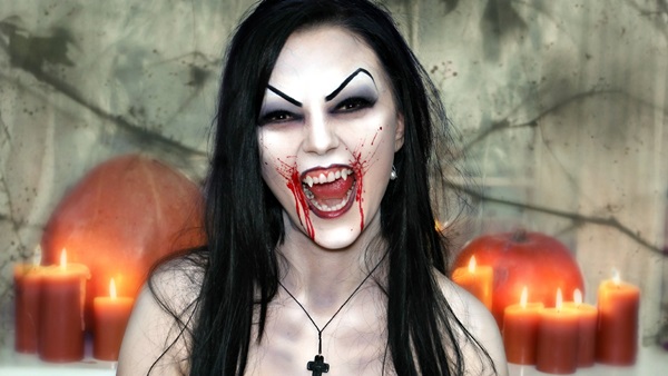 Scary šminka za Halloween s vlastitim rukama za djevojčice i djevojke