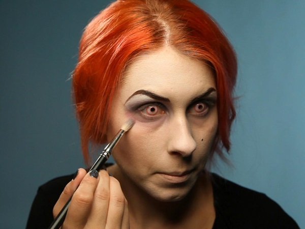 Scary šminka za Halloween s vlastitim rukama za djevojčice i djevojke