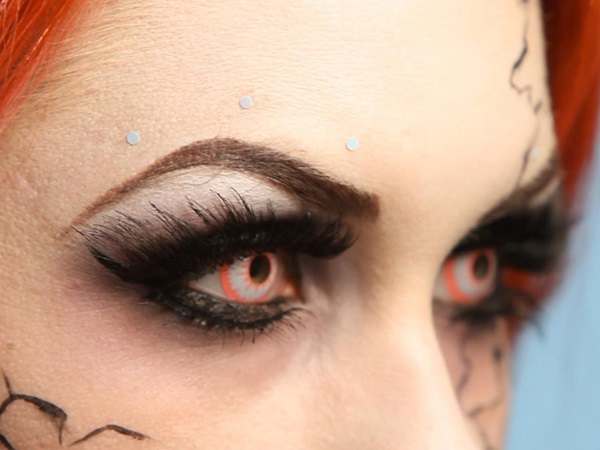 Scary šminka za Halloween s vlastitim rukama za djevojčice i djevojke