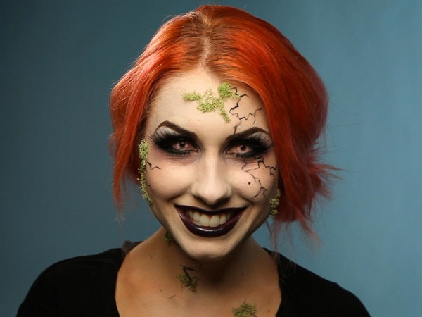 Scary šminka za Halloween s vlastitim rukama za djevojčice i djevojke
