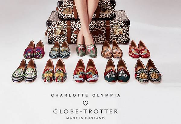 Vrijeme za odmor: putovanja-zbirka Globe-Trotter x Charlotte Olympia