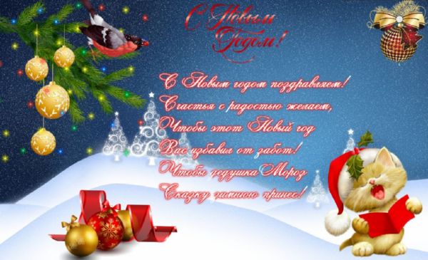 Pjesme o Novoj godini: za djecu i odrasle, za vrtić za matineje, za školu