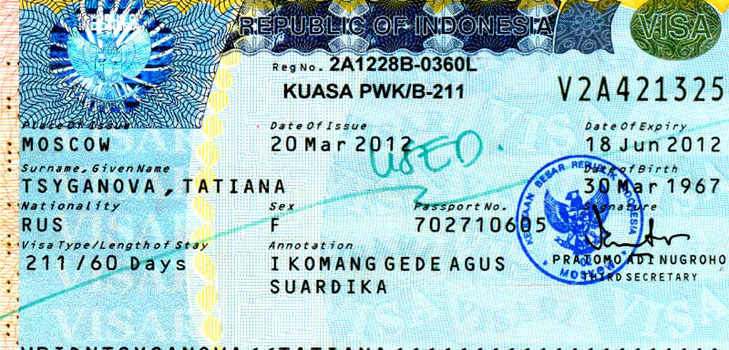 Visa za Bali za Ruse: Trebate li to?
