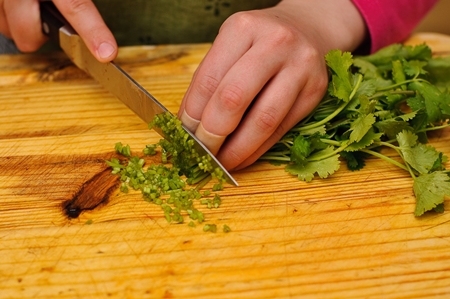 Fotografija recept za salatu od prženih patlidzanata s rajčicama