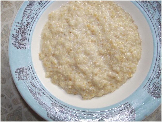 kaša na tanjuru