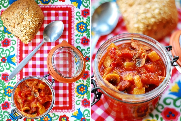 Lečka bugarskog papra s zlatom od rajčice - foto recept