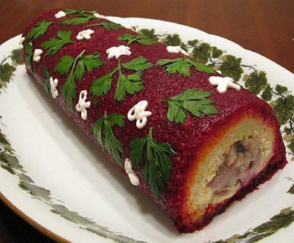 Recepti za haringe pod krznom kaputa za Novu godinu kod kuće - klasični, roll, s jabukom korak po korak