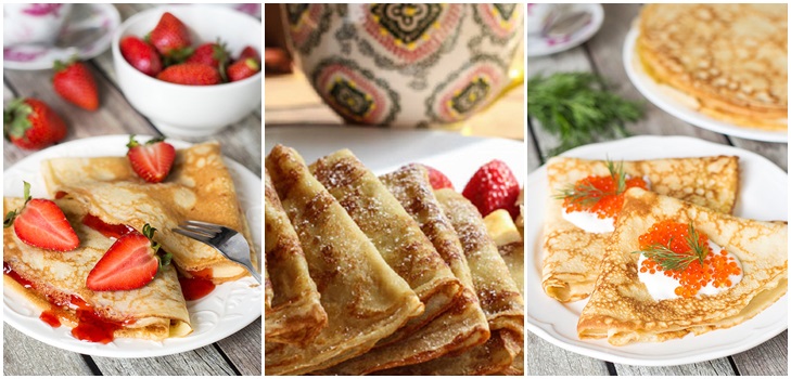 Originalni recepti palačinke na Pokladni utorak 2017. Korak po korak sa slikama: mlijeko, jogurt, kvasac, sa nadjevima za svaki ukus