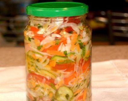 Salata od kupusa za zimu "Fergana"