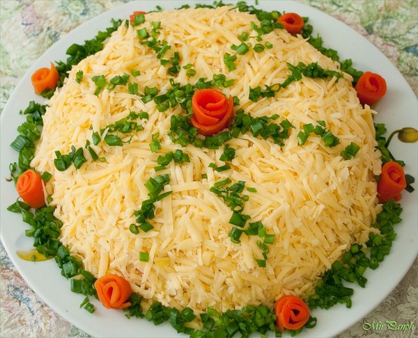 Salata s pilećim komorama: korak po korak recepti s fotografijama. Recept za salatu s ventrikulama u korejskom: video.