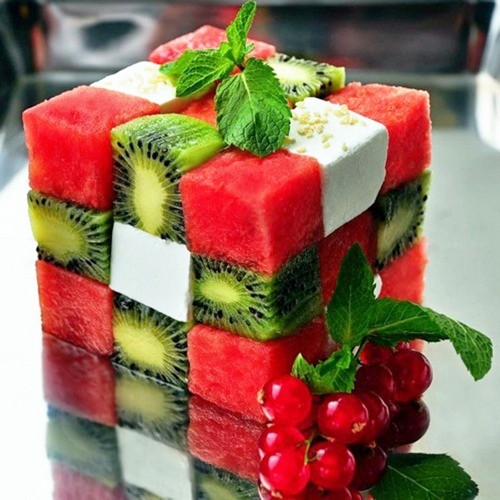 Vegetarijanski deserti na svečanom stolu